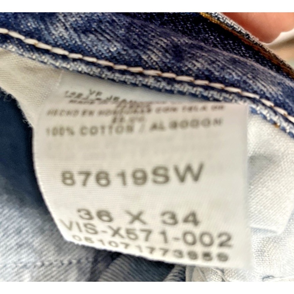 Rustler Jeans Men 36x34 NWT Regular Fit Straight Leg Heavyweight Denim - Picture 10 of 10